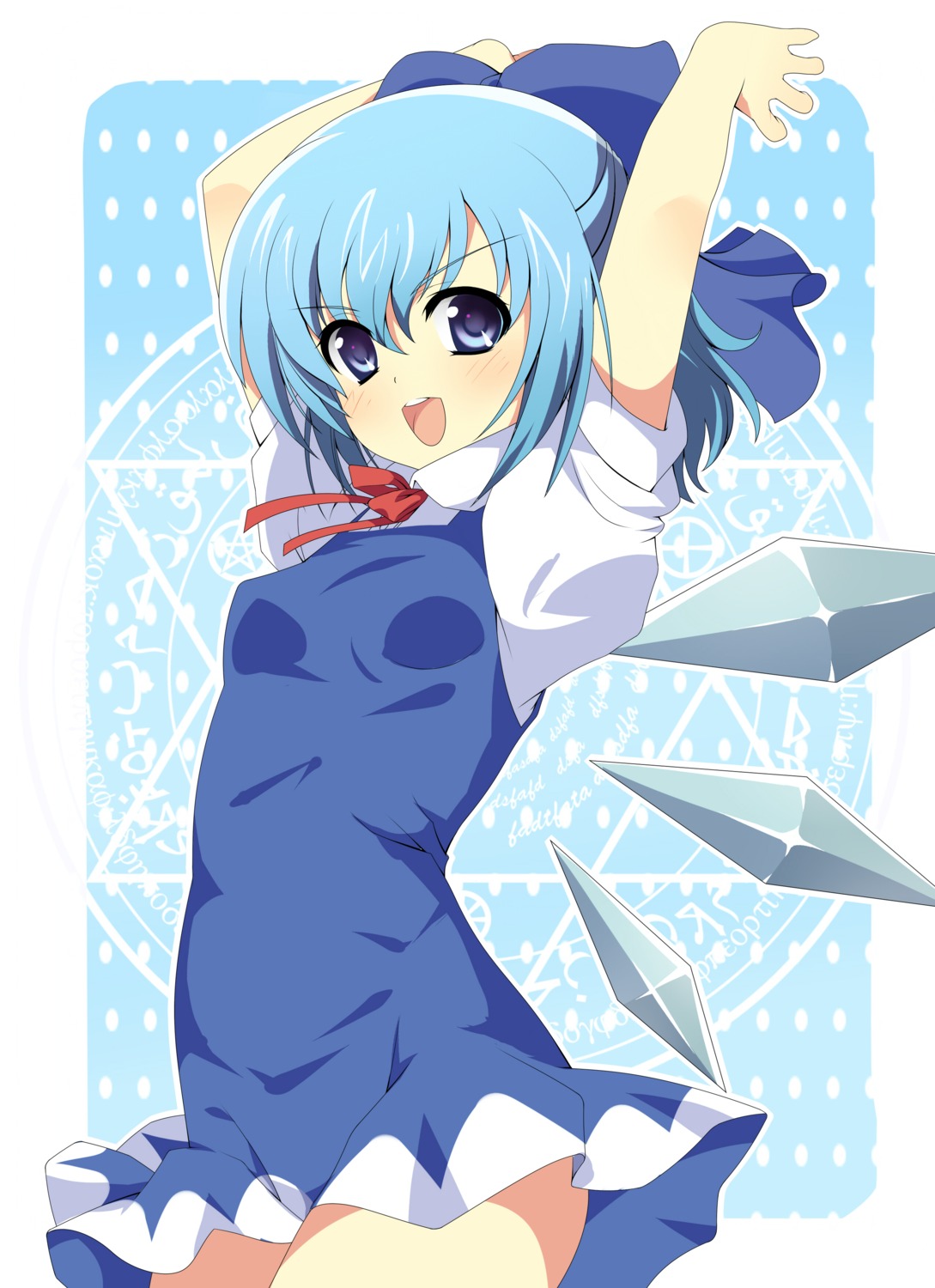  enje  pixiv3289887 touhou cirno dress wings 219248 